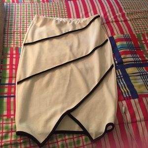 Knee length pencil skirt