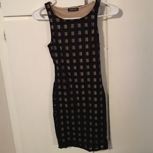 Black Tight Mini Dress
