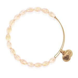 Amber Serenity Beaded Bangle