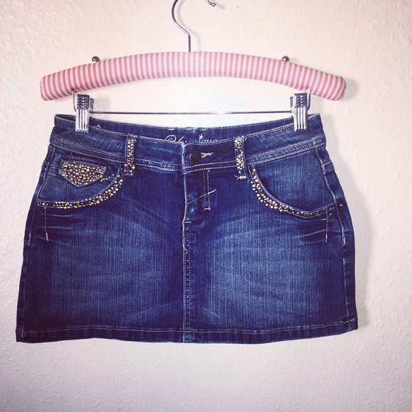 Younique denim mini skirt