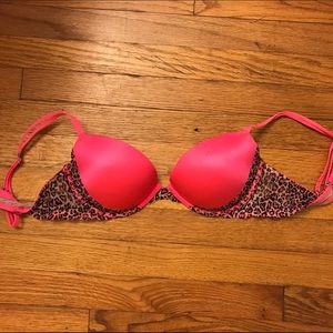 Victoria's Secret PINK pink push up bra