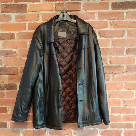 Men's leather jacket