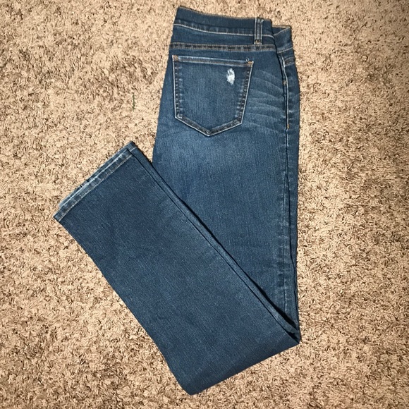 Low Rise Skinny Leg Jeans