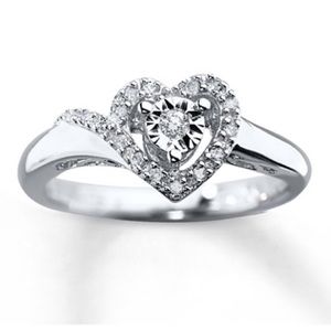 Kay Jewelers Diamond Heart Ring