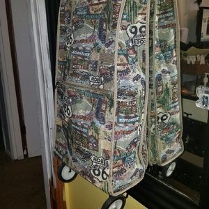 Route 66 travel bag with wheels