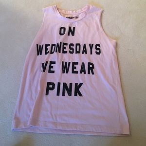MEAN GIRLS Tanks "On Wednesdays we Wear Pink"