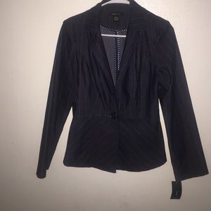 Blue and white denim jacket/blazer