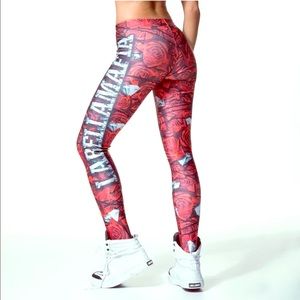 Labellamafia Roses on Fire leggings Medium