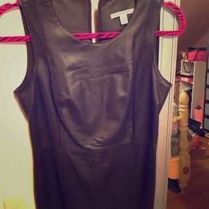 Banana republic leather dress