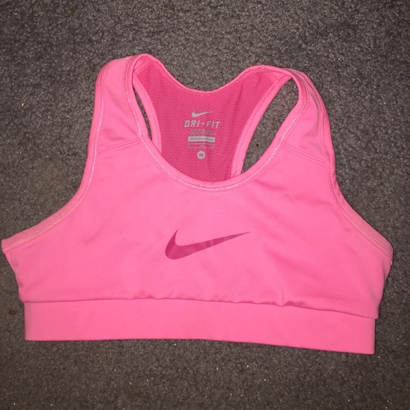 Hot pink nike pro sports bra babymad74