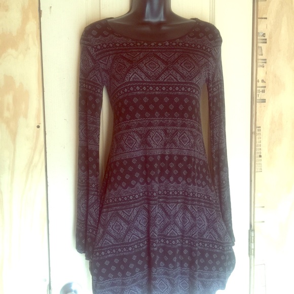 Black Boho-Style Dress