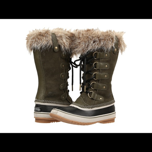SOREL "Joan of the arc" olive green boots