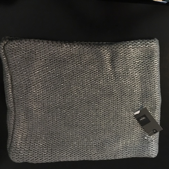 NWT Mossimo grey and silver infinity scarf