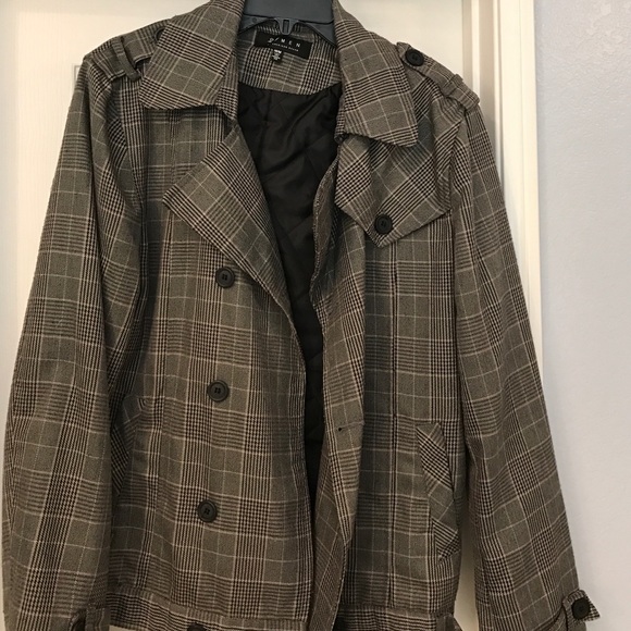 Medium grey and black jacket