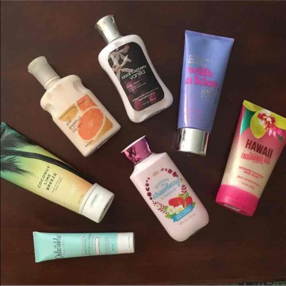 Bath & Body Works lotion bundle