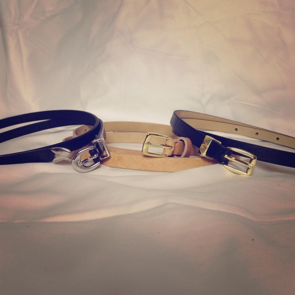 Skinny belts