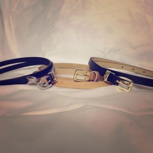 Skinny belts