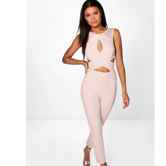 Jumpsuit cross front super sexy