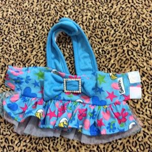 XS Smurf dress new for dogs