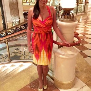 Calvin Klein stylist halter dress