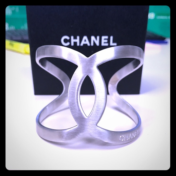 SOLD Authentic 2016 CHANEL Logo Cuff
