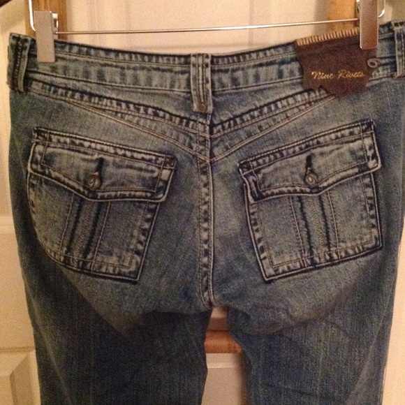 Nine Rivets jeans, great faded look. - Picture 3 of 4