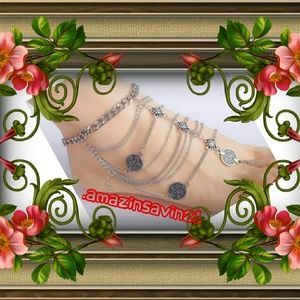 Antique Silver DangleAnkle to Toe Ankle Bracelet!!