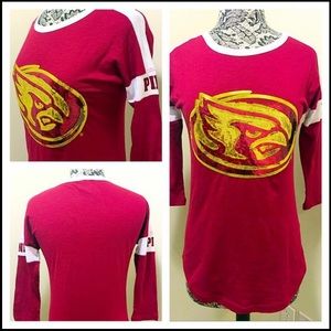 PINK by VS Iowa State University Cyclones Top NWT