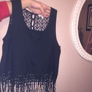 Cute fringed blouse