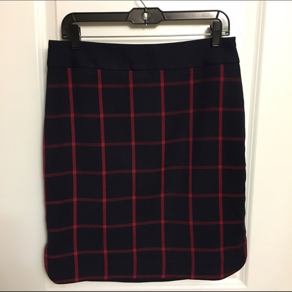 The Limited- plaid skirt