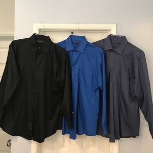 Lot 3 17 32/33 Geoffrey Bean dress shirts