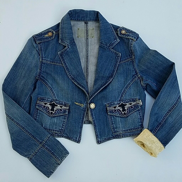 Cropped Embroidered Jacket - Picture 2 of 4