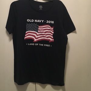 Blue short sleeve shirt (4th of July shirt)