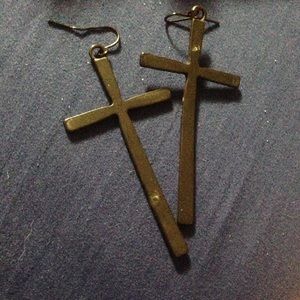 Cross earrings