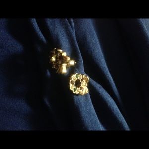 Christmas wreath earrings