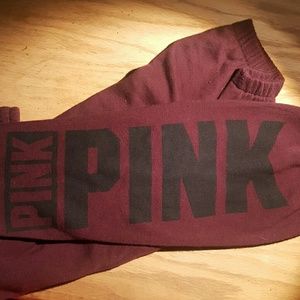 Maroon PINK joggers