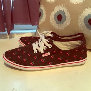 Black Cherries Vans Shoes