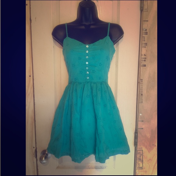 Turquoise Short Dress for Everyday