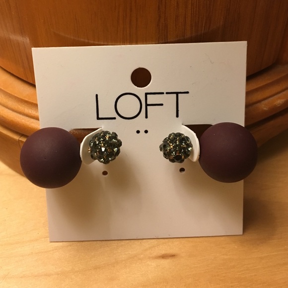 Loft Purple Earrings