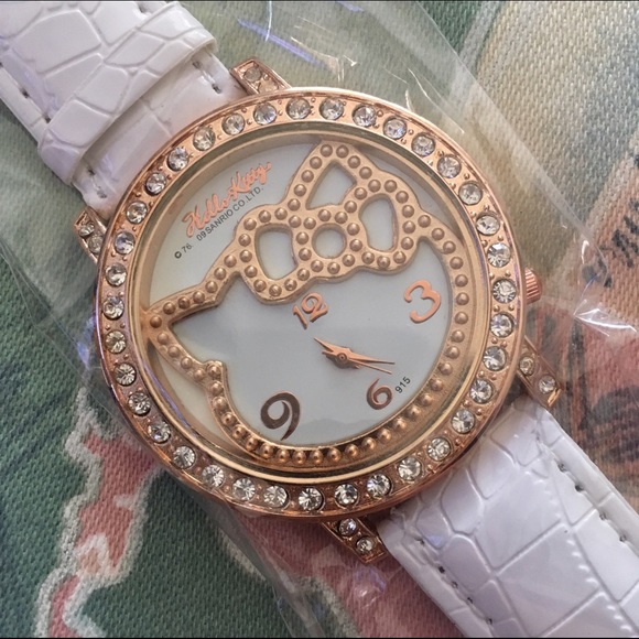 Hello Kitty Rhinestone Wrist Watch - Picture 2 of 3