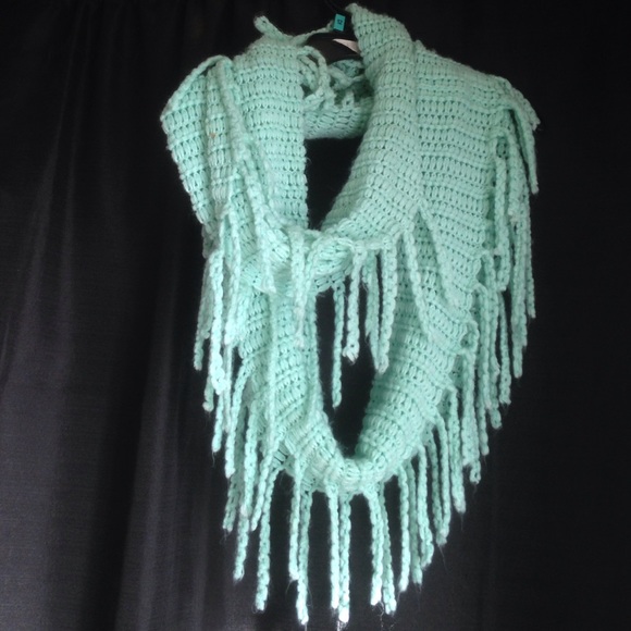 Cute light baby blue infinite scarf