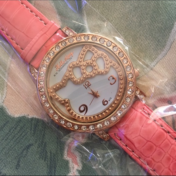 Hello Kitty Rhinestone Wrist Watch - Picture 2 of 3