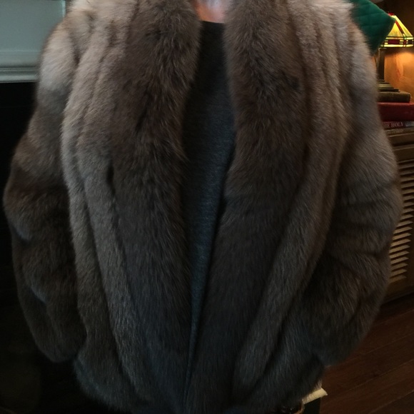 Large Custom Made Fox Coat
