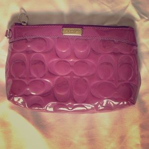 Coach makeup bag