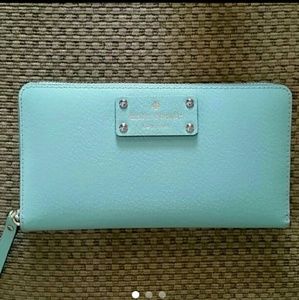 New Kate Spade Wellesley Robin's Egg Wallet