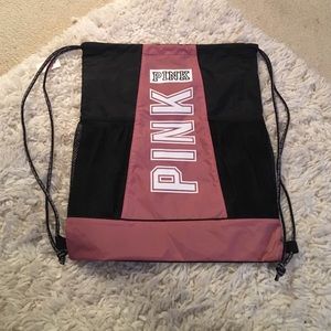 PINK drawstring bag