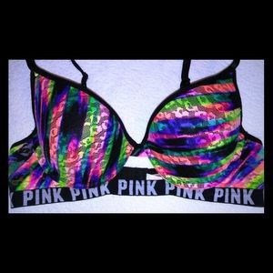 Beautiful multicolored Victoria's Secret PINK bra!