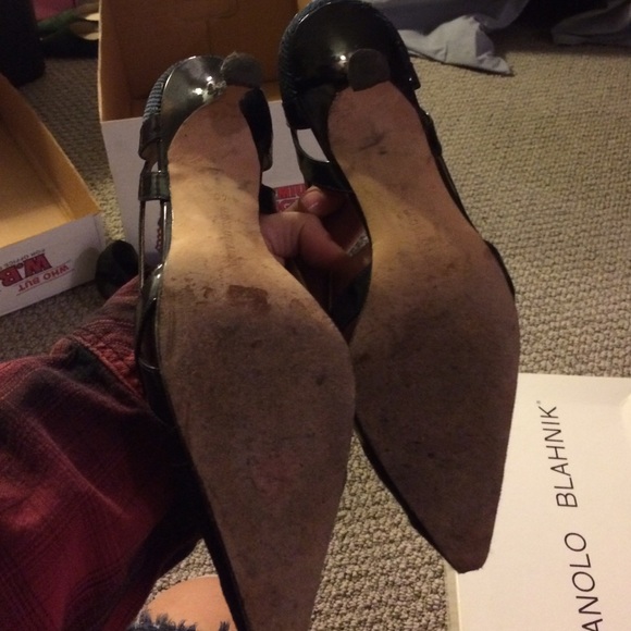 Vintage Manolo Blahnik size 10 - Picture 3 of 4