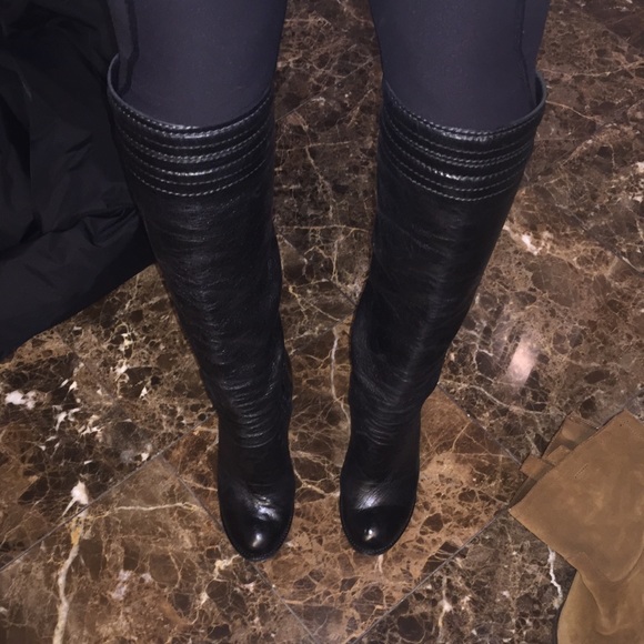 Chloe Shoes - Chloe knee high leather boots