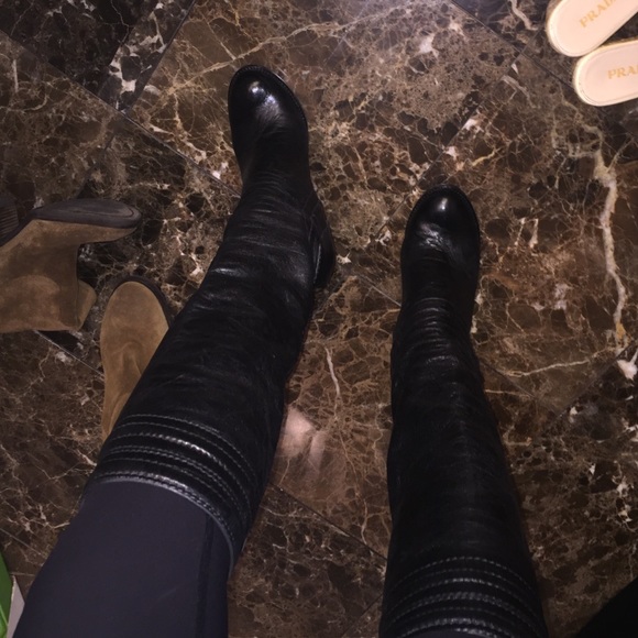 Chloe knee high leather boots - Picture 2 of 3